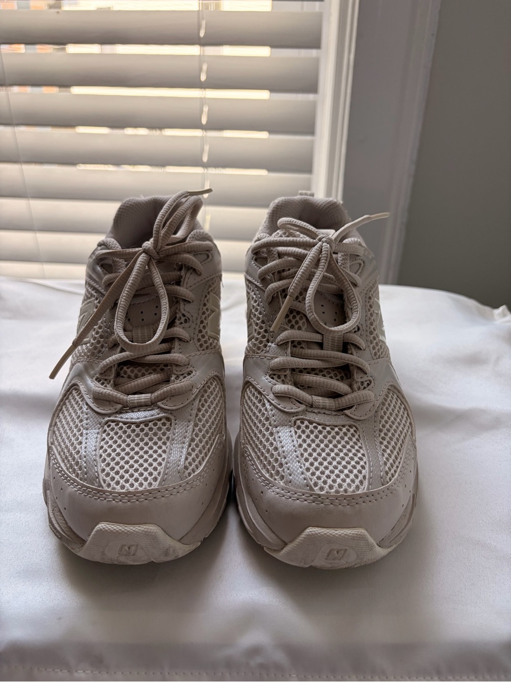 NEW BALANCE Women's Athletic Sneaker in Light Beige - Picture 2 of 8